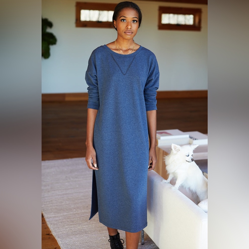 Emerson Fry Blue Long Sleeve Dress